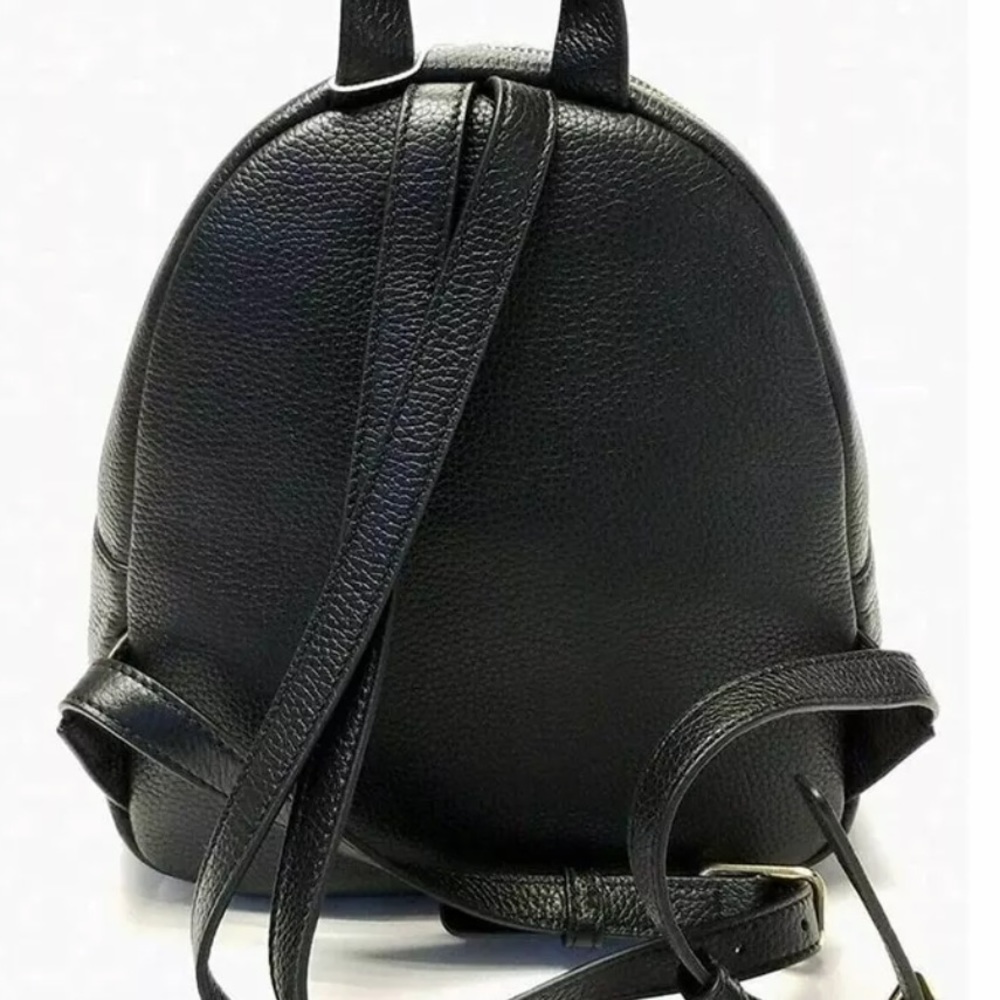 NWT! Tory Burch THEA Mini Pebble Leather Backpack Black Small Size -$395 - Picture 8 of 9